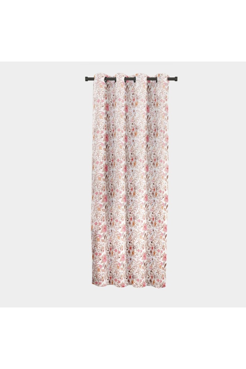 Home Beautiful 5 ft. Pink Polyester Curtain - (M2837)