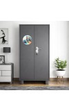 Stainless Steel Round Krishna Fridge Magnet | Decorative Spiritual Refrigerator Magnet for Home & Office | Pack of 6 (6)