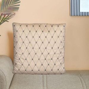 Home Beautiful Beige Velvet Cushion Cover Home Beautiful Beige Velvet Cushion Cover