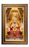 KhatuShyam Digital Golden Balck Color Photo Frame | Hindu Religious Wall Decor | 10x16 Inches - Inspirational Wall Art for Office, Home Decor - Ideal Spiritual Gift (F16677)