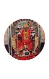 Stainless Steel Round Maa Kali Fridge Magnet | Devotional & Decorative Refrigerator Magnet for Home & Office | Pack of 1