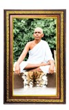 Ramana Maharshi Digital Golden Balck Color Photo Frame | Hindu Religious Wall Decor | 10x16 Inches - Inspirational Wall Art for Office, Home Decor - Ideal Spiritual Gift (F16639)