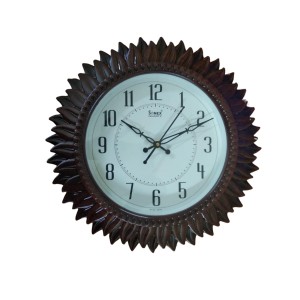 Hitech Sales Classic Quartz Stylish Sunflower Designed Wooden Analog 32 Cm Decorative Weatherproof Latest WallClock Battery Operated Round Easy to Read for Living Room Bedroom Office Kitchen School Hitech Sales Classic Quartz Stylish Sunflower Designed Wooden Analog 32 Cm Decorative Weatherproof Latest WallClock Battery Operated Round Easy to Read for Living Room Bedroom Office Kitchen School