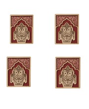 Wooden Lord Jagannath Fridge Magnet | Laser Engraved Religious Souvenir | Traditional Pattachitra Style Decorative Magnet for Home & Office (4)