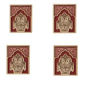 Wooden Lord Jagannath Fridge Magnet | Laser Engraved Religious Souvenir | Traditional Pattachitra Style Decorative Magnet for Home & Office (4) Wooden Lord Jagannath Fridge Magnet | Laser Engraved Religious Souvenir | Traditional Pattachitra Style Decorative Magnet for Home & Office (4)