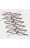 Steel Cloth Clips-Set of 12, 1 2