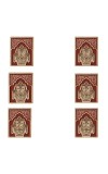 Wooden Lord Jagannath Fridge Magnet | Laser Engraved Religious Souvenir | Traditional Pattachitra Style Decorative Magnet for Home & Office (6)