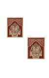 Wooden Lord Jagannath Fridge Magnet | Laser Engraved Religious Souvenir | Traditional Pattachitra Style Decorative Magnet for Home & Office (2)