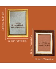God Shri Veerabhadra Photo Frame - 12x16 Inches, Brown Wooden Frame for Home, Office & Temple Decoration God Shri Veerabhadra Photo Frame - 12x16 Inches, Brown Wooden Frame for Home, Office & Temple Decoration