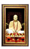 Ramakrishna Paramahamsa Digital Golden Balck Color Photo Frame | Hindu Religious Wall Decor | 10x16 Inches - Inspirational Wall Art for Office, Home Decor - Ideal Spiritual Gift (F16618)
