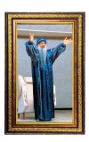 Osho Digital Golden Balck Color Photo Frame | Hindu Religious Wall Decor | 14x20 Inches - Inspirational Wall Art for Office, Home Decor - Ideal Spiritual Gift (F16609)