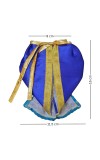 HiTechMart Elegant Laddu Gopal Dress with Patka – Designer Poshak for Bal Gopal/Krishna Idol – Traditional Outfit for Janmashtami, Pooja & Festival Decoration
