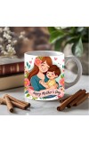 Happy Mother’s Day Printed Customized Coffee Mug – 325 Ml Ceramic Mug – Gift for Mom from Daughter or Son – Dishwasher & Microwave Safe