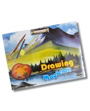 Hi Tech Sales,Excellent Quality Examination Pad || Wooden Drawing Board for Kids/Students, Girls & Boys || Stainless Steel Clip, Plain MDF Hard Board Writing Pad(A3 Size) (Green)