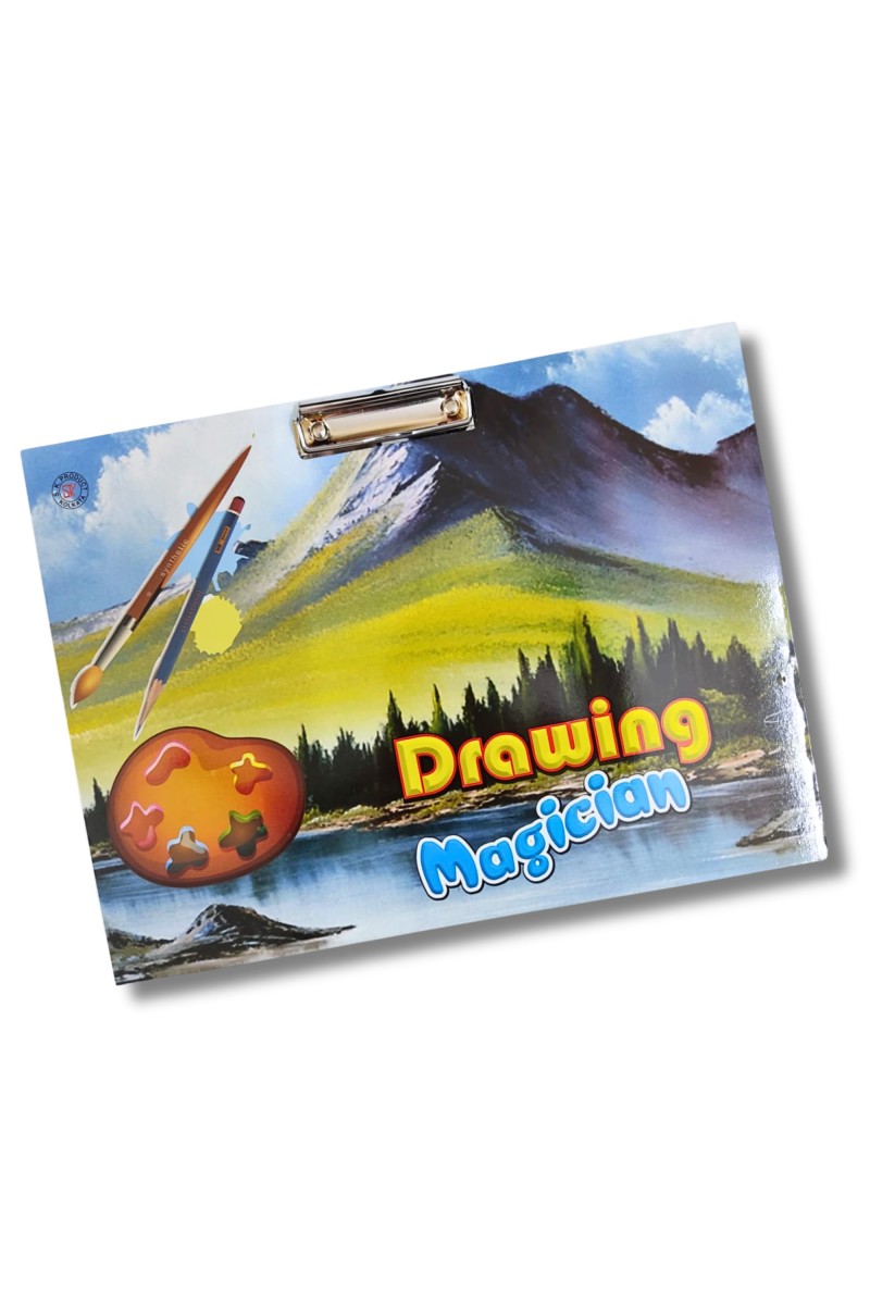 Hi Tech Sales,Excellent Quality Examination Pad || Wooden Drawing Board for Kids/Students, Girls & Boys || Stainless Steel Clip, Plain MDF Hard Board Writing Pad(A3 Size) (Green)