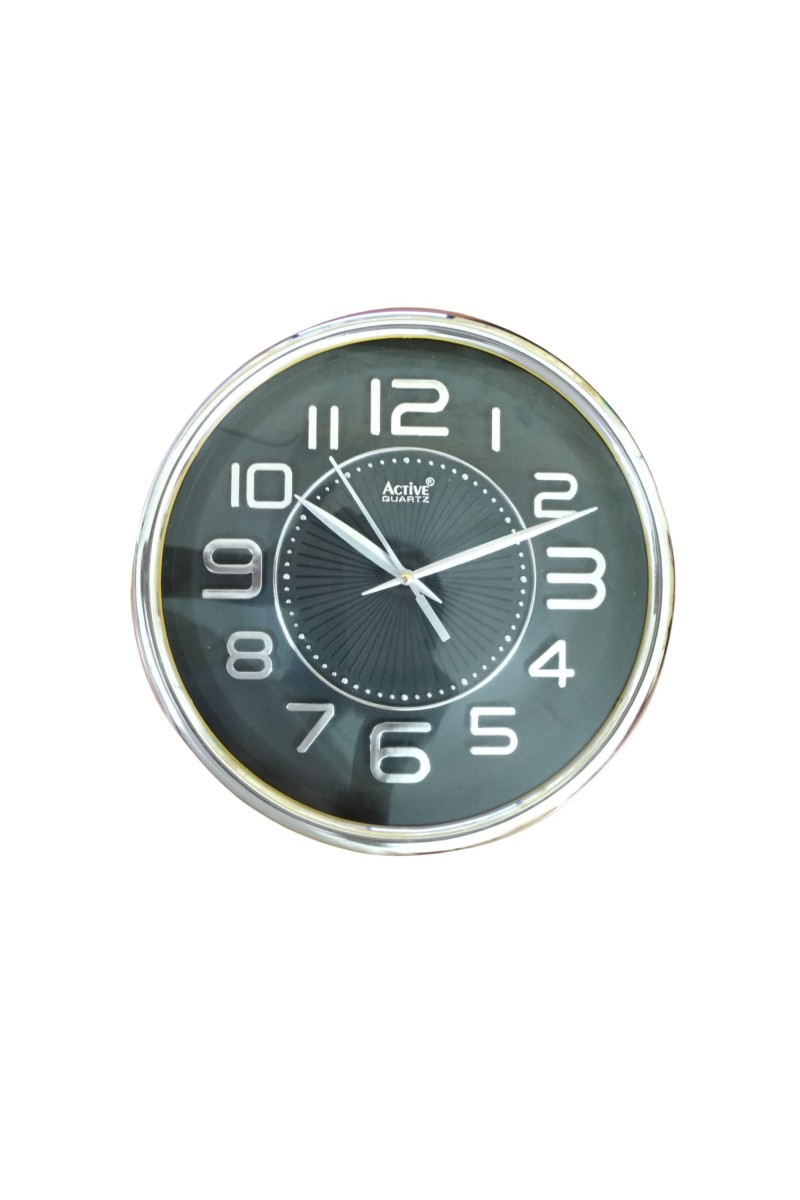 Hitech Sales Classic Quartz Stylish Designed Analog 28 Cm Decorative Weatherproof Latest WallClock Battery Operated Round Easy to Read for Living Room Bedroom Office Kitchen School