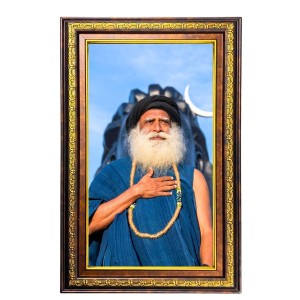 Sadguru Digital Golden Balck Color Photo Frame | Hindu Religious Wall Decor | 10x16 Inches - Inspirational Wall Art for Office, Home Decor - Ideal Spiritual Gift (F16593) Sadguru Digital Golden Balck Color Photo Frame | Hindu Religious Wall Decor | 10x16 Inches - Inspirational Wall Art for Office, Home Decor - Ideal Spiritual Gift (F16593)