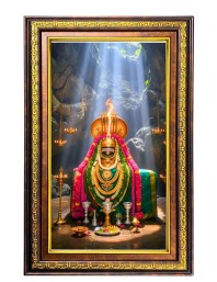 Jyothirlingam Digital Golden Balck Color Photo Frame | Hindu Religious Wall Decor | 18x24 Inches - Inspirational Wall Art for Office, Home Decor - Ideal Spiritual Gift (F16898)