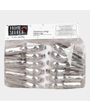 Steel Cloth Clips-Set of 12, 1 2