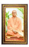 Swami Vivekananda Digital Golden Balck Color Photo Frame | Hindu Religious Wall Decor | 10x16 Inches - Inspirational Wall Art for Office, Home Decor - Ideal Spiritual Gift (F16947)