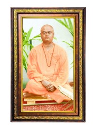 Swami Vivekananda Digital Golden Balck Color Photo Frame | Hindu Religious Wall Decor | 16x22 Inches - Inspirational Wall Art for Office, Home Decor - Ideal Spiritual Gift (F16947)