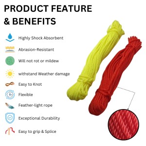 Heavy-Duty Multipurpose Rope | Strong & Durable Nylon/Polypropylene Rope for Outdoor, Camping, and Home Use | 4mm Thickness Heavy-Duty Multipurpose Rope | Strong & Durable Nylon/Polypropylene Rope for Outdoor, Camping, and Home Use | 4mm Thickness