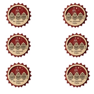 Wooden Lord Jagannath Fridge Magnet | Laser Engraved Religious Souvenir | Traditional Pattachitra Style Decorative Magnet for Home & Office (6) Wooden Lord Jagannath Fridge Magnet | Laser Engraved Religious Souvenir | Traditional Pattachitra Style Decorative Magnet for Home & Office (6)