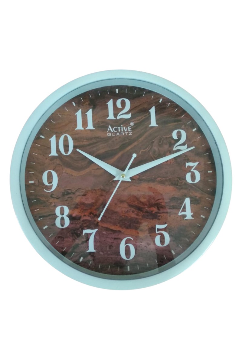 Hitech Sales Modern Modern Dashing Look Quartz Stylish Analog 30 Cm Decorative Latest Non Ticking Silent WallClock Battery Operated Round Easy to Read for Living Room Bedroom Office Kitchen School