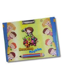Hi Tech Sales, Excellent Quality Examination Pad || Wooden Drawing Board for Kids/Students, Girls & Boys || Stainless Steel Clip, Plain MDF Hard Board Writing Pad(A3 Size) (Yellow)