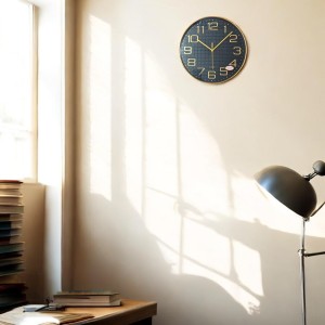 Round Golden Color Clock with Gold Numbers | Silent Sweep Quartz Movement | Decorative Wall Clock for Home, Office, and Living Room | Include One Battery (26.8 x 26.8 x 4.2cm) Round Golden Color Clock with Gold Numbers | Silent Sweep Quartz Movement | Decorative Wall Clock for Home, Office, and Living Room | Include One Battery (26.8 x 26.8 x 4.2cm)