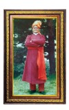 Swami Vivekananda Digital Golden Balck Color Photo Frame | Hindu Religious Wall Decor | 10x16 Inches - Inspirational Wall Art for Office, Home Decor - Ideal Spiritual Gift (F16614)