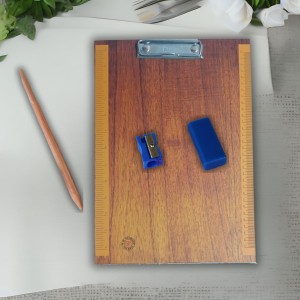 Hitech Sales Examboard Standard A4 Letter Size for Students, Teacher, Woman and Kids, Low Profile Clip, Decorative Clipboards, Size 33x23.1 cm