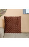 Home Beautiful Brown Velvet Cushion Cover