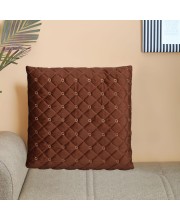 Home Beautiful Brown Velvet Cushion Cover