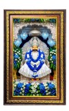 KhatuShyam Digital Golden Balck Color Photo Frame | Hindu Religious Wall Decor | 14x20 Inches - Inspirational Wall Art for Office, Home Decor - Ideal Spiritual Gift (F16681)