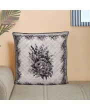 Home Beautiful Grey Polyester Cushion Cover