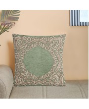 Home Beautiful Green Polyester Cushion Cover