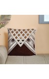 Home Beautiful Brown Microfiber Cushion Cover