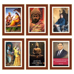 Pack Of 6 Laminated A4 Wall Posters | Spiritual, Motivational & Inspirational Designs | 250 GSM Photo Paper | Water-Resistant | Double-Sided Tape (F39046) Pack Of 6 Laminated A4 Wall Posters | Spiritual, Motivational & Inspirational Designs | 250 GSM Photo Paper | Water-Resistant | Double-Sided Tape (F39046)