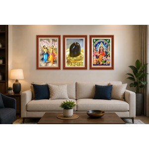 Pack Of 6 Laminated A4 Wall Posters | Spiritual, Motivational & Inspirational Designs | 250 GSM Photo Paper | Water-Resistant | Double-Sided Tape (F39420)