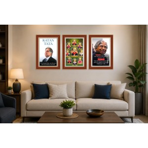 Pack Of 6 Laminated A4 Wall Posters | Spiritual, Motivational & Inspirational Designs | 250 GSM Photo Paper | Water-Resistant | Double-Sided Tape (F38985)