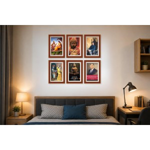 Pack Of 6 Laminated A4 Wall Posters | Spiritual, Motivational & Inspirational Designs | 250 GSM Photo Paper | Water-Resistant | Double-Sided Tape (F39046) Pack Of 6 Laminated A4 Wall Posters | Spiritual, Motivational & Inspirational Designs | 250 GSM Photo Paper | Water-Resistant | Double-Sided Tape (F39046)