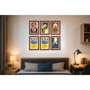 Pack Of 6 Laminated A4 Wall Posters | Spiritual, Motivational & Inspirational Designs | 250 GSM Photo Paper | Water-Resistant | Double-Sided Tape (F39062) Pack Of 6 Laminated A4 Wall Posters | Spiritual, Motivational & Inspirational Designs | 250 GSM Photo Paper | Water-Resistant | Double-Sided Tape (F39062)