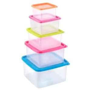 Hitech Joyo Fresia Container 5 Pcs Set (1,2,3,4,5) TR PL Shrink+Multi Colour Hitech Joyo Fresia Container 5 Pcs Set (1,2,3,4,5) TR PL Shrink+Multi Colour