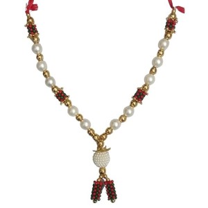 Hitech Sales Artificial Pearl and Bead Decorative Floral Garland Mala for Pooja, Mandir, Home Décor, and Festivals | Multicolor Design with Pendant Hanging (Small, 22 cm) Hitech Sales Artificial Pearl and Bead Decorative Floral Garland Mala for Pooja, Mandir, Home Décor, and Festivals | Multicolor Design with Pendant Hanging (Small, 22 cm)