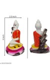 Hi Tech Sales Lokenath Baba/Brahmachari Murti/Idol/Statue/Figurine/Showpiece: Handcrafted, Material - Resin for for Temple/Pooja, Decoration, Home, Study Room (4 x 2.5 inch)