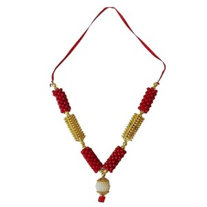 Hitech Sales Artificial Mala for Pooja, Temple, and Festival Decoration | Traditional Prayer Garlands (Small - 17 cm, Pack of 1)