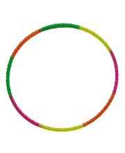 Hitech Sales Hula Hoop Ring for Fitness. Gymnastic & Other Weight Loss Exercises, Detachable & Easy to Assemble, Weight - 200 GMS, Multicolor
