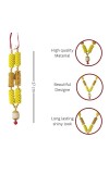Hitech Sales Artificial Mala for Pooja, Temple, and Festival Decoration | Traditional Prayer Garlands (Small - 17 cm, Pack of 1)