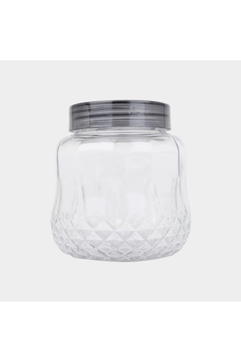 Hitech Sales 600ml Glass Jar – Transparent | Airtight Lid, Storage for Kitchen Essentials